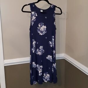 Old Navy floral navy dress
